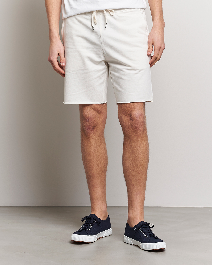 Heren | Korte broek | Bread & Boxers | Loungewear Sweatshorts Ivory