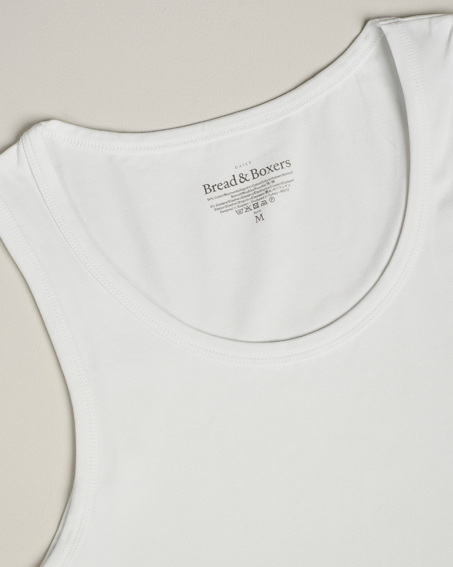 Homme | T-shirts | Bread & Boxers | 2-Pack Tank Top White
