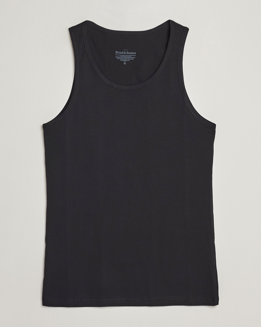 Heren | T-shirts | Bread & Boxers | 2-Pack Tank Top Black