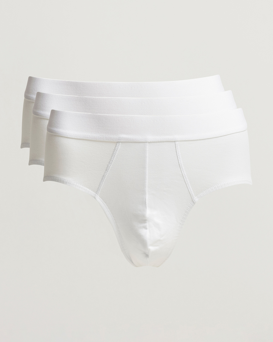 Homme | Sous-Vêtements Et Chaussettes | Bread & Boxers | 3-Pack Brief White 3