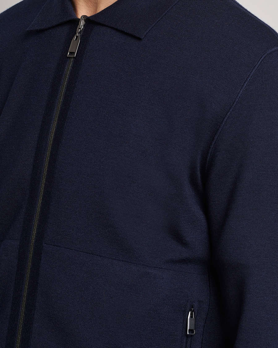 Homme | Pulls Et Tricots | Brioni | Cashmere/Silk Zip Cardigan Navy