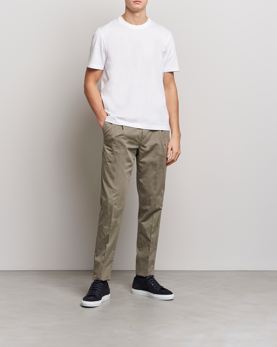 Homme | T-shirts | Brioni | Short Sleeve Cotton T-Shirt White