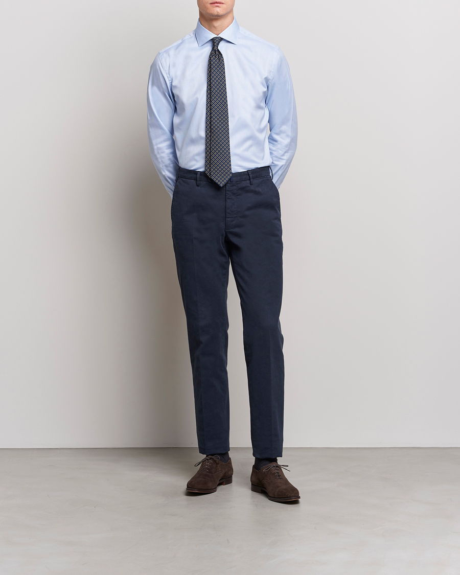 Homme | Chemises | Brioni | Slim Fit Dress Shirt Light Blue