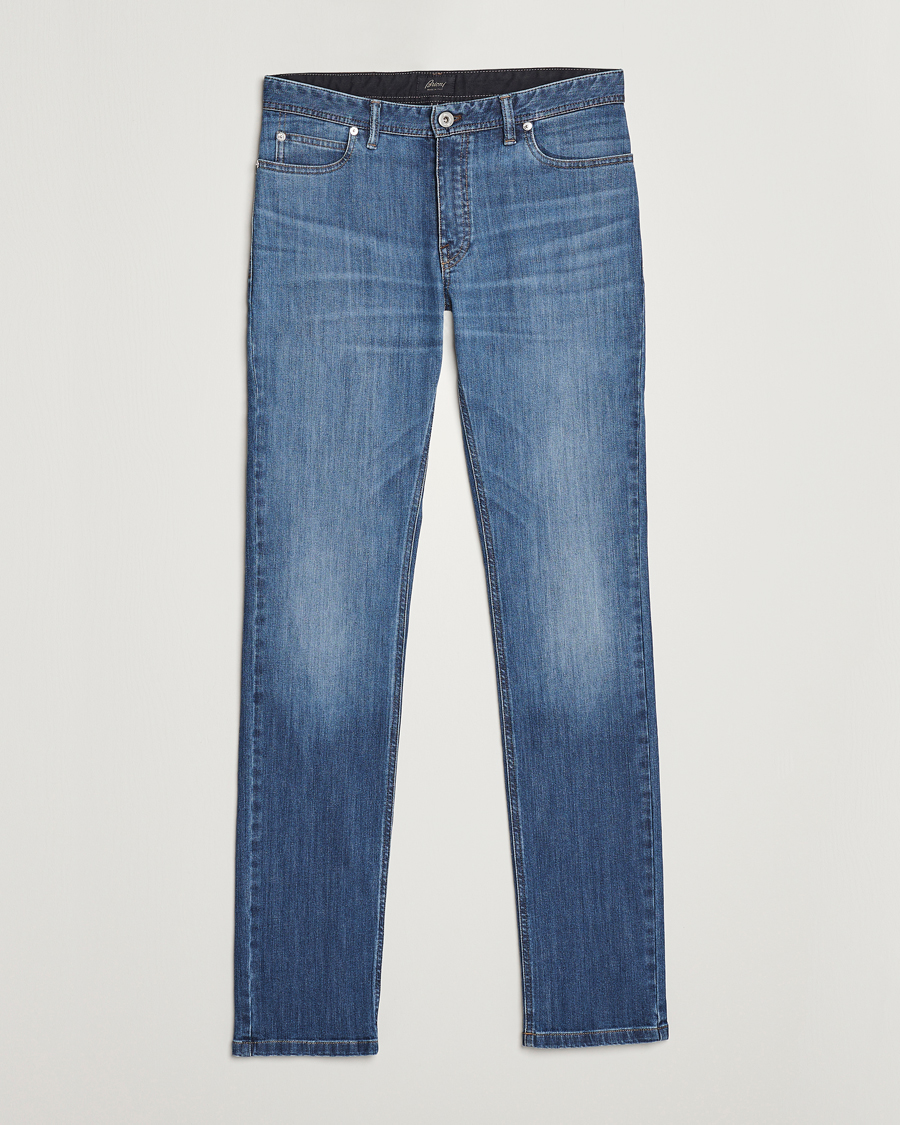 Homme | Jeans | Brioni | Slim Fit Denim Pants Blue Wash
