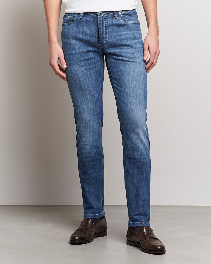 Homme | Jeans | Brioni | Slim Fit Denim Pants Blue Wash