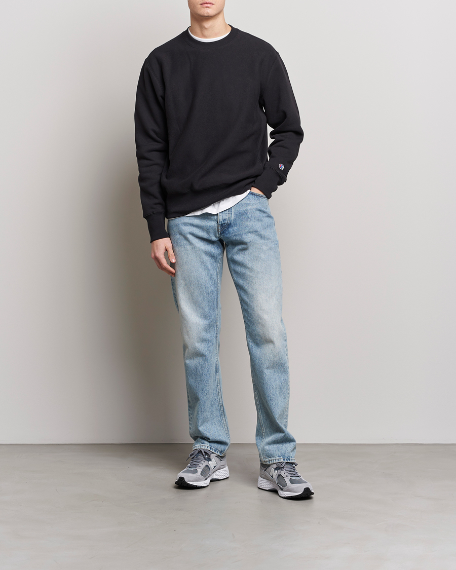 Heren | Truien | Champion | Reverse Weave Soft Fleece Sweatshirt Black