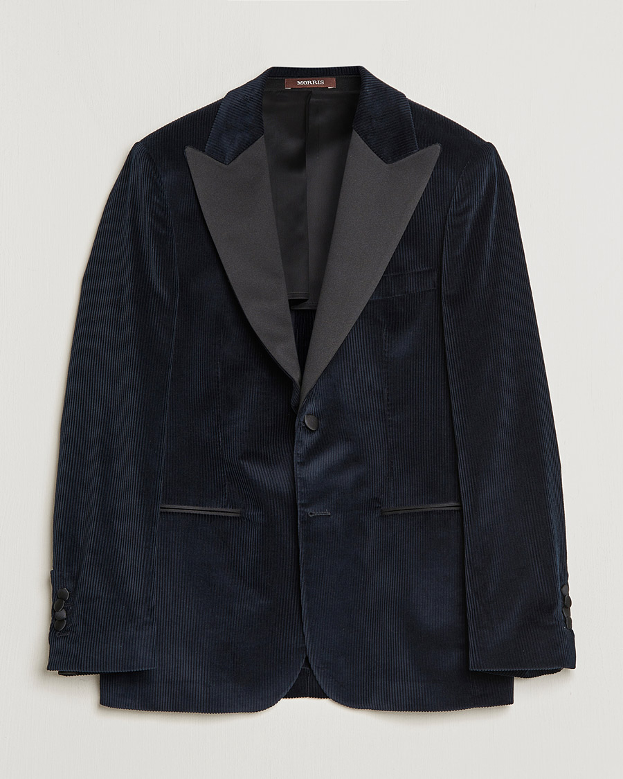 Homme | Blazers | Morris Heritage | Carl Corduroy Dinner Jacket Navy