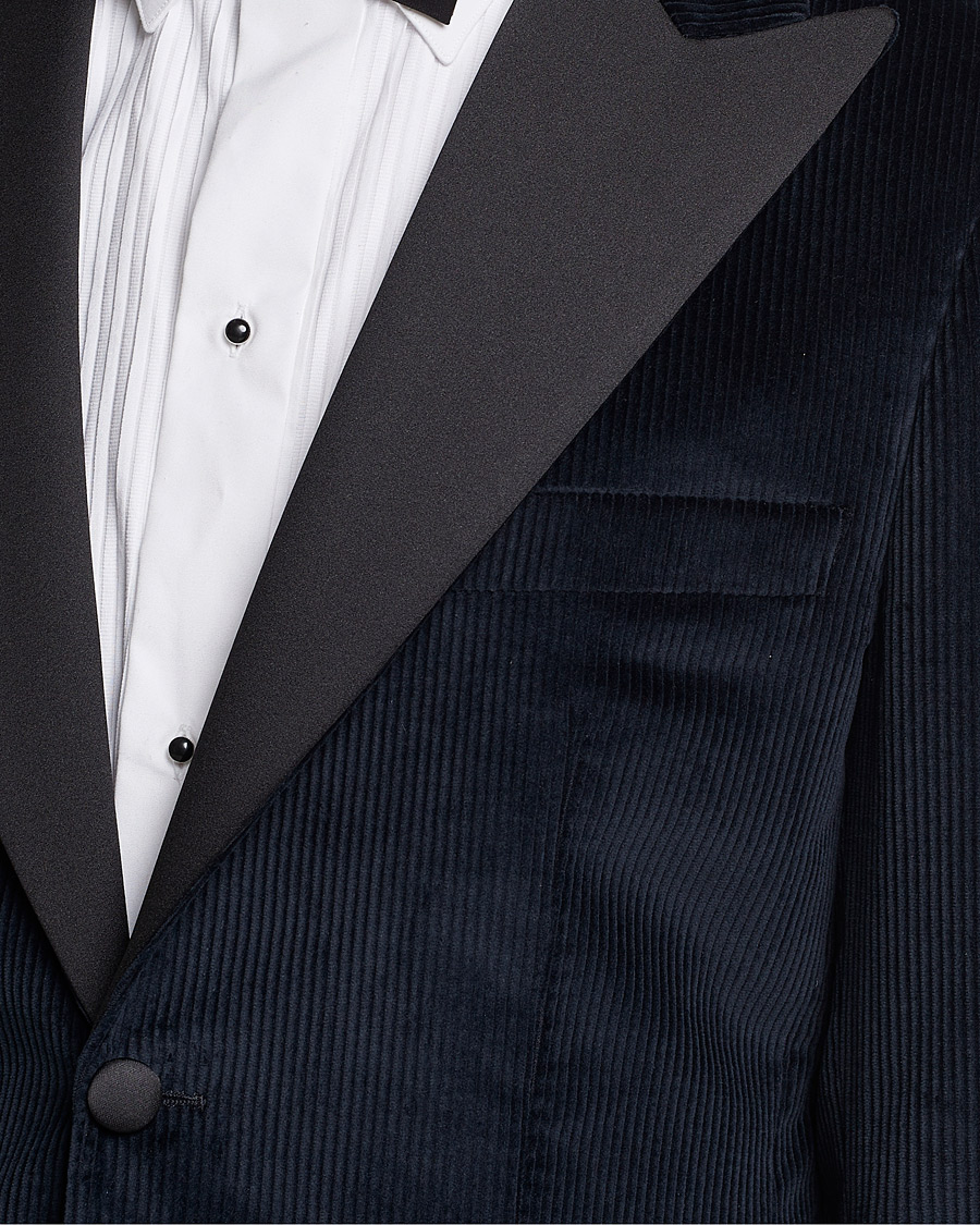 Homme | Blazers | Morris Heritage | Carl Corduroy Dinner Jacket Navy