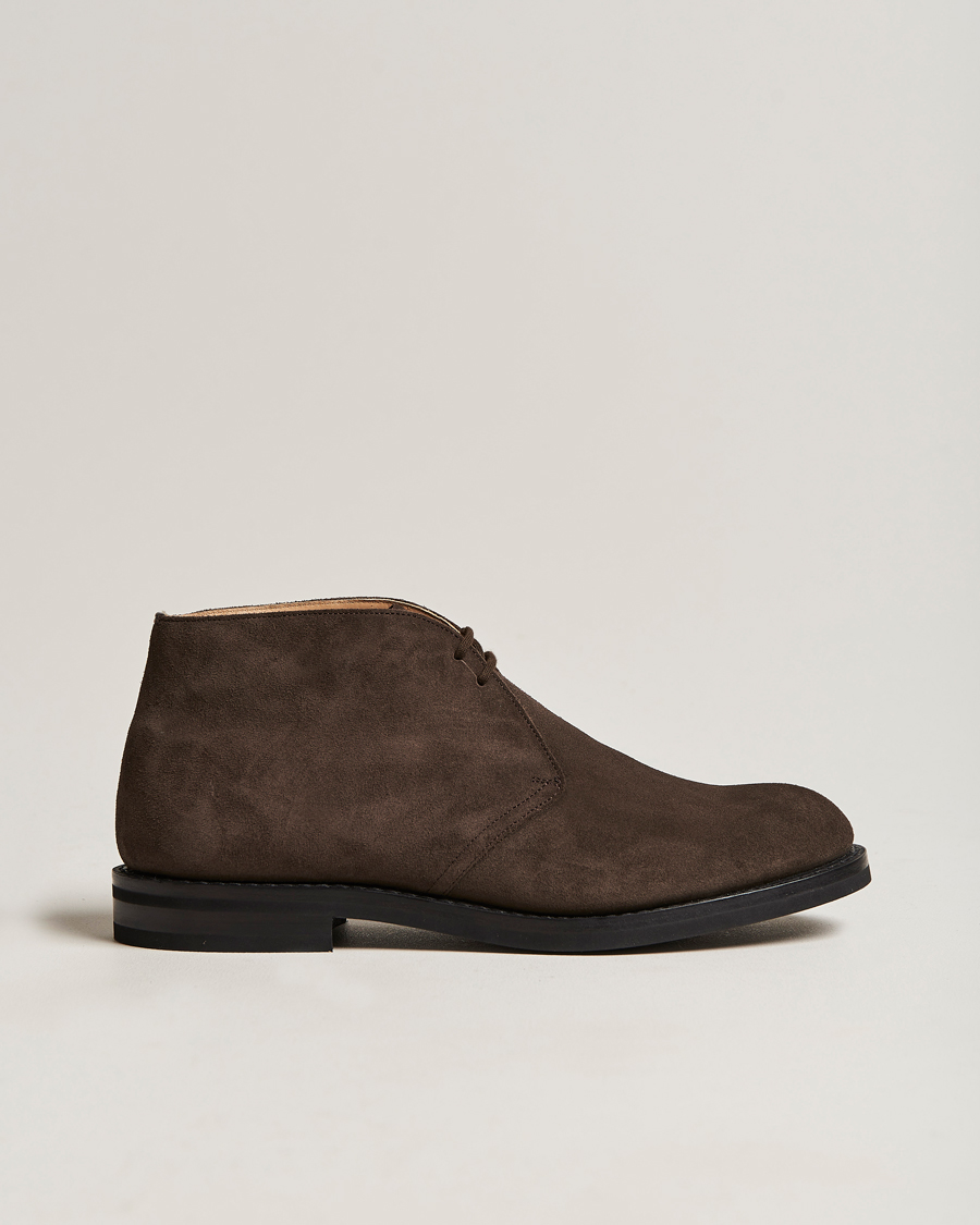 Homme | Bottes | Church's | Ryder Desert Boots Dark Brown Suede