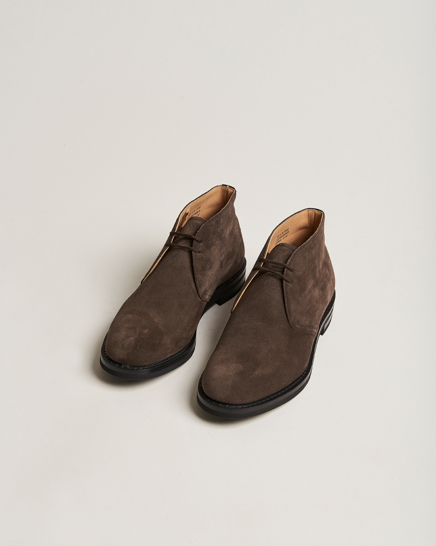 Homme | Bottes | Church's | Ryder Desert Boots Dark Brown Suede