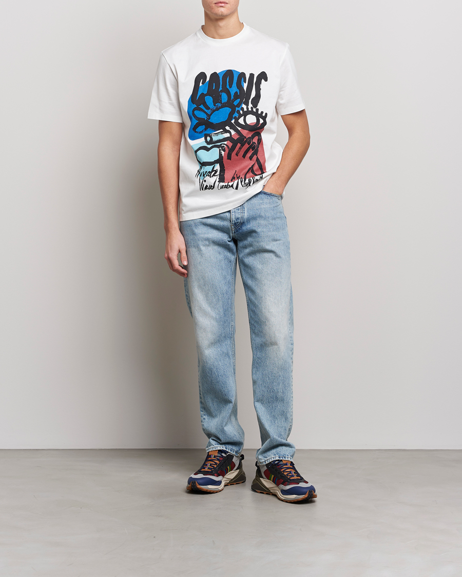 Heren | T-shirts | Paul Smith | Cassis Print T-Shirt White