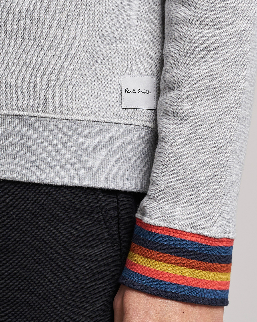 Heren | Paul Smith Bright Stripe Sweatshirt Grey | Paul Smith | Bright Stripe Sweatshirt Grey