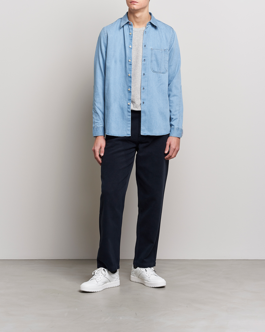 Heren | Overhemden | PS Paul Smith | Regular Fit Denim Shirt Light Blue