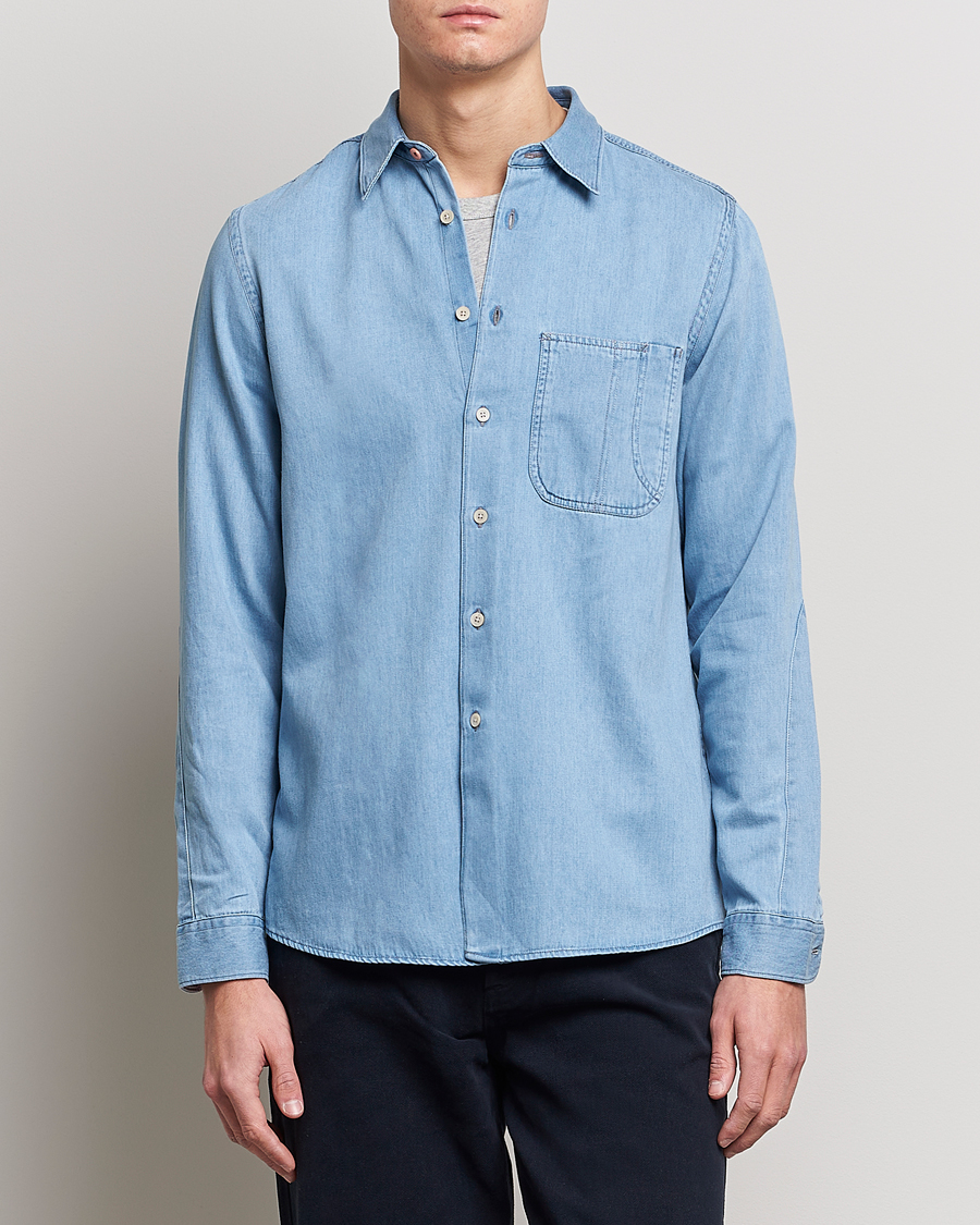 Heren | Overhemden | PS Paul Smith | Regular Fit Denim Shirt Light Blue