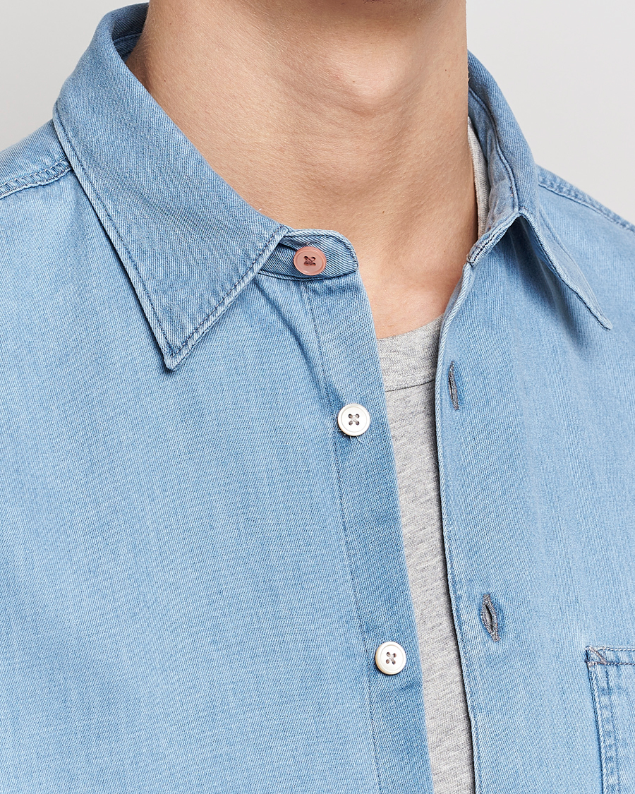 Heren | Overhemden | PS Paul Smith | Regular Fit Denim Shirt Light Blue