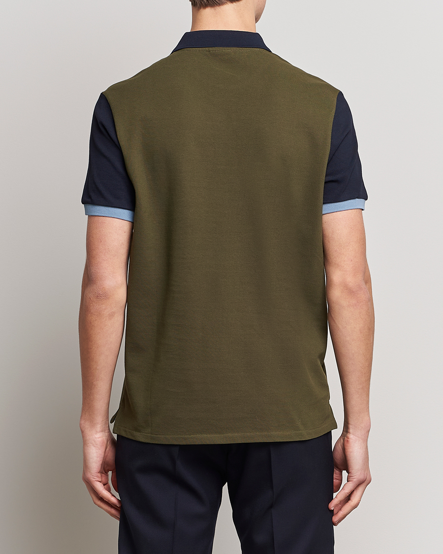 Homme | Polos | PS Paul Smith | Organic Cotton Pique Green/Navy