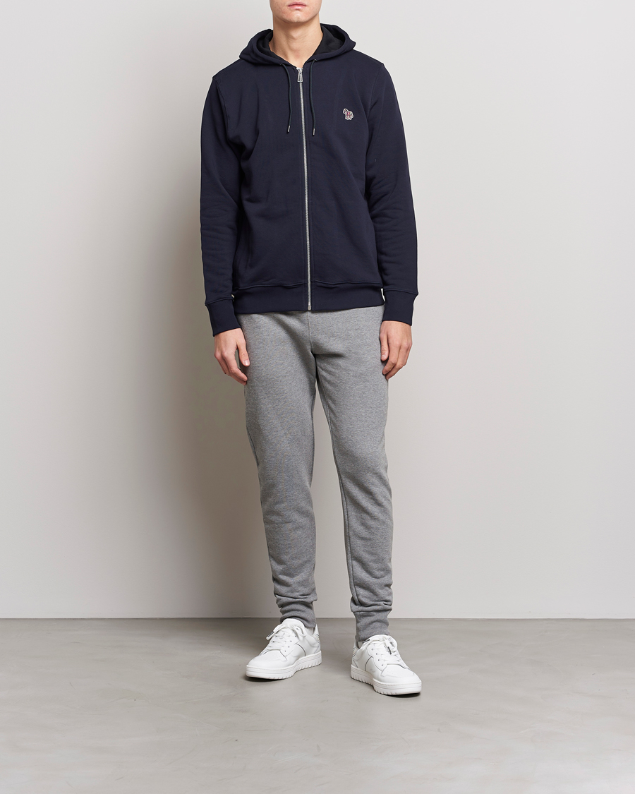 Homme | Pantalons | PS Paul Smith | Zebra Organic Cotton Sweatpants Grey Melange
