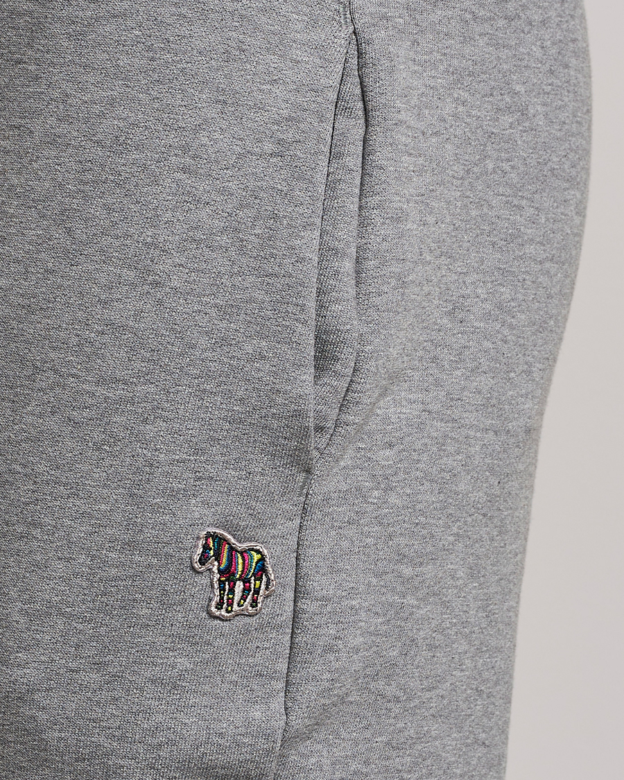 Heren | Broeken | PS Paul Smith | Zebra Organic Cotton Sweatpants Grey Melange