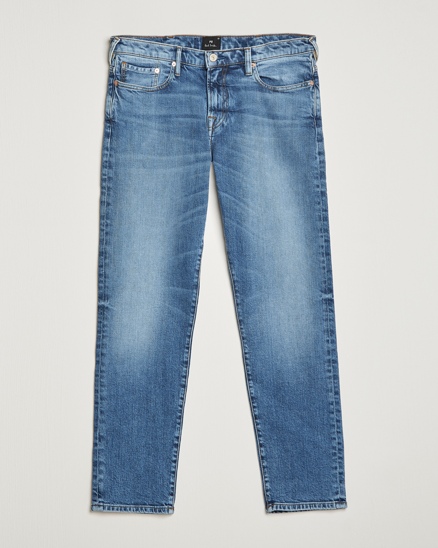Homme | Jeans | PS Paul Smith | Taped Fit Organic Cotton Jeans Mid Blue