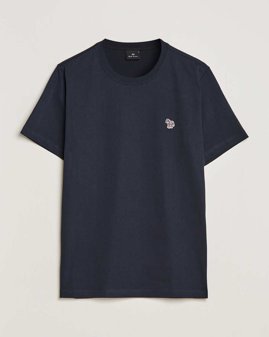 Homme | T-shirts | PS Paul Smith | Organic Cotton Zebra T-Shirt Navy