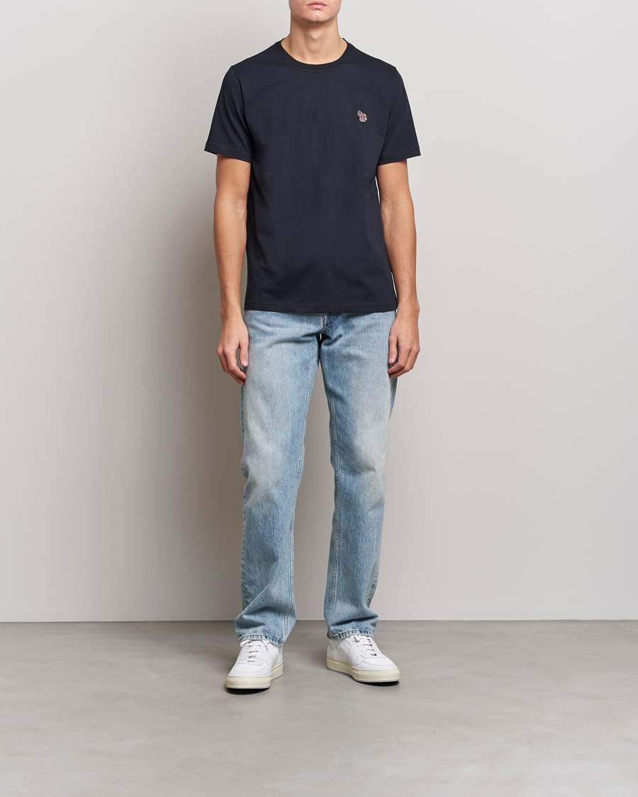 Heren | T-shirts | PS Paul Smith | Organic Cotton Zebra T-Shirt Navy