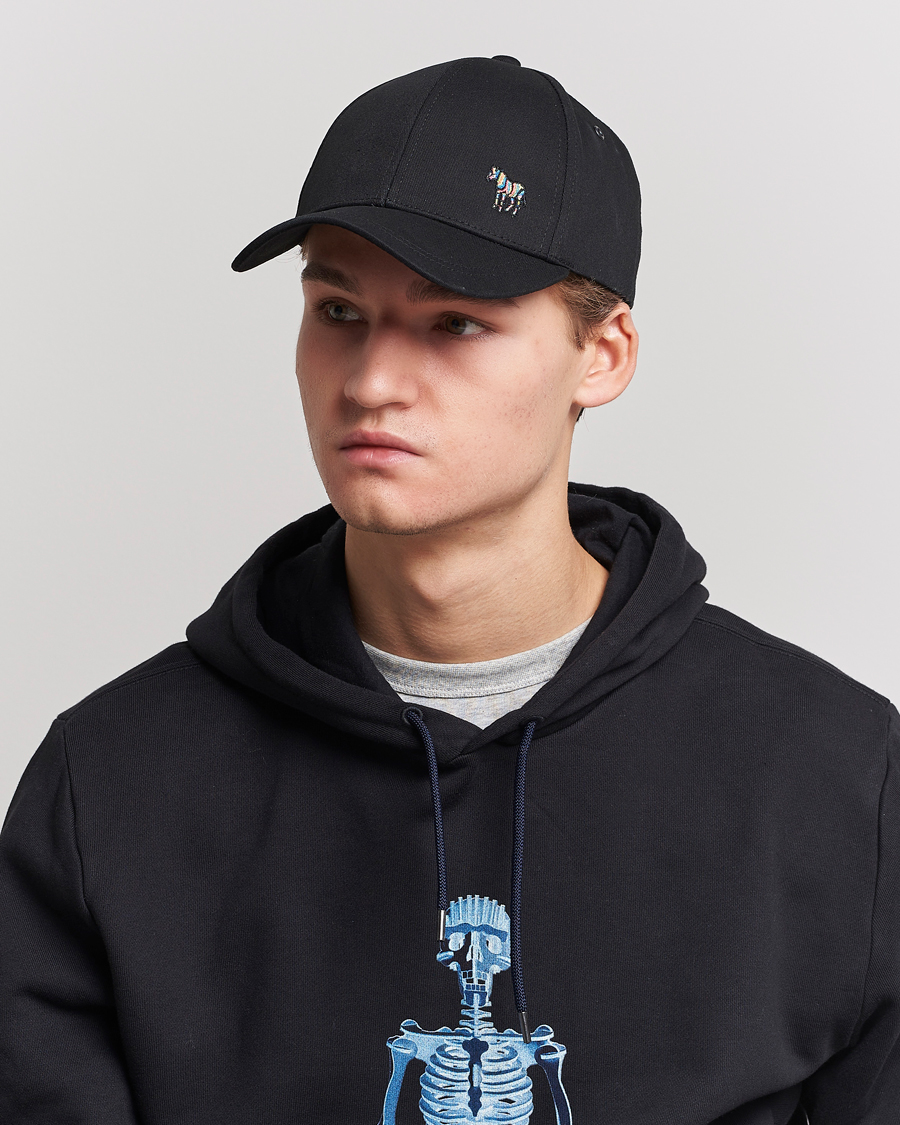 Heren | PS Paul Smith Baseball Zebra Cap Black | PS Paul Smith | Baseball Zebra Cap Black
