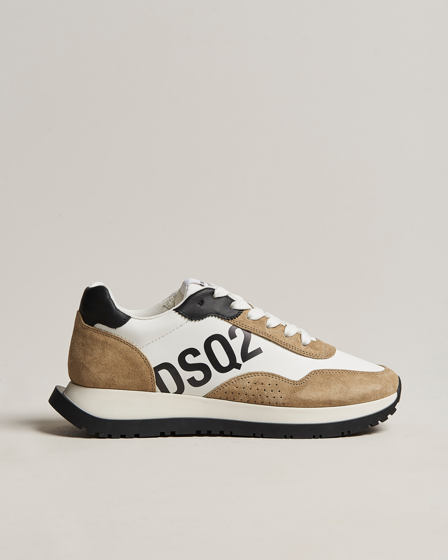 Homme | Dsquared2 Running Sneakers Taupe | Dsquared2 | Running Sneakers Taupe