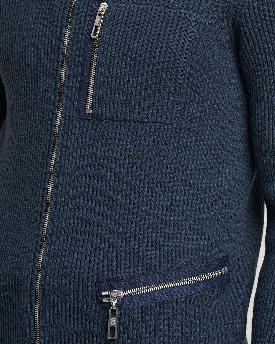 Heren | Truien | Giorgio Armani | Cardigan Zip Jacket Navy