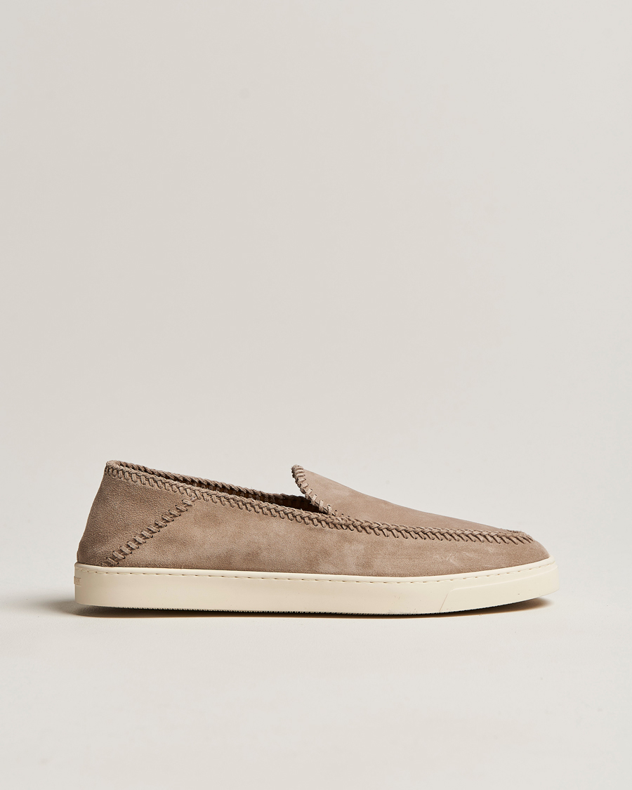 Heren | Giorgio Armani Soft Suede Loafers Sand | Giorgio Armani | Soft Suede Loafers Sand