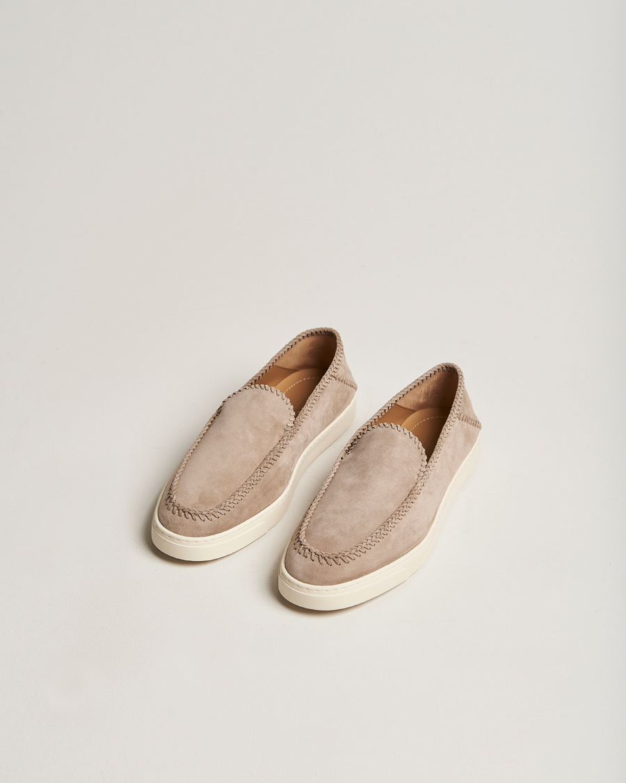 Heren | Giorgio Armani Soft Suede Loafers Sand | Giorgio Armani | Soft Suede Loafers Sand