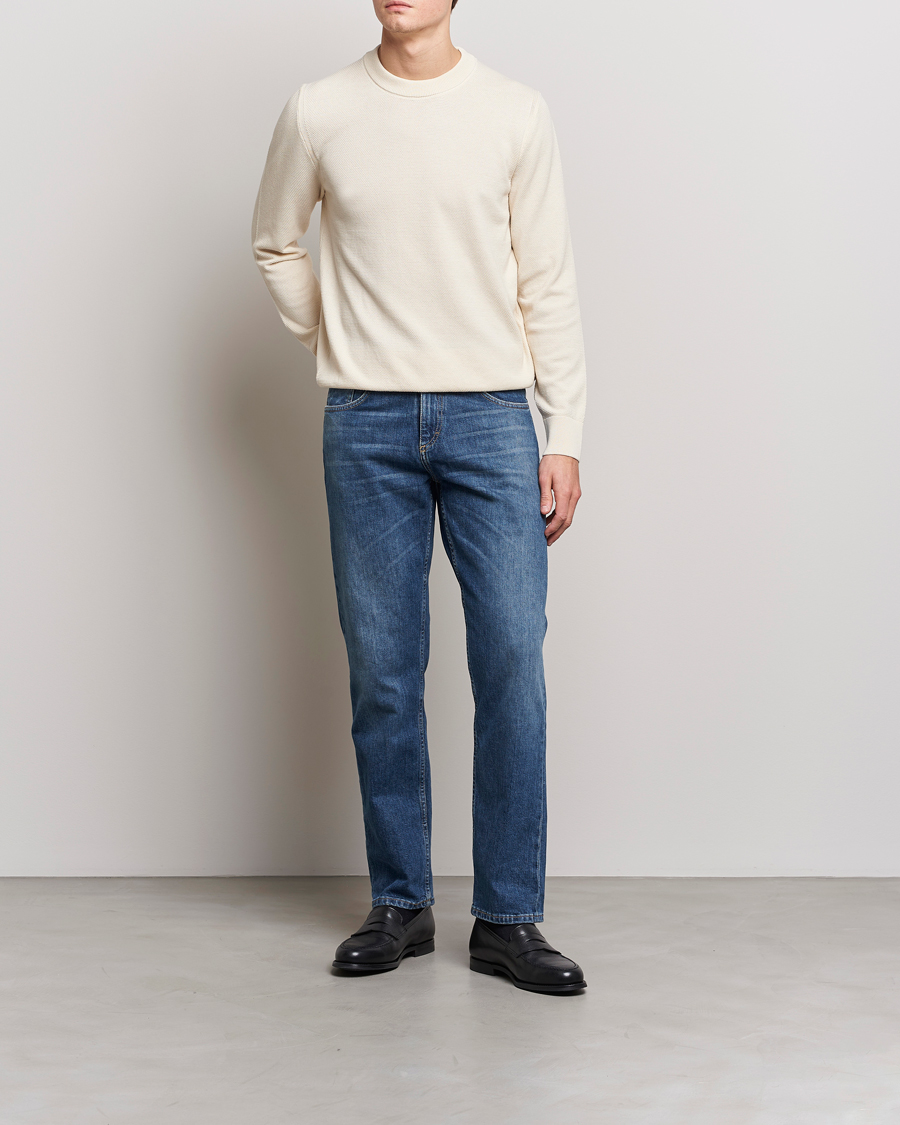 Homme | Pulls Et Tricots | BOSS BLACK | Ecaio Knitted Sweater Open White