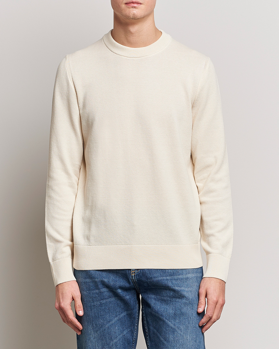 Homme | Pulls Et Tricots | BOSS BLACK | Ecaio Knitted Sweater Open White