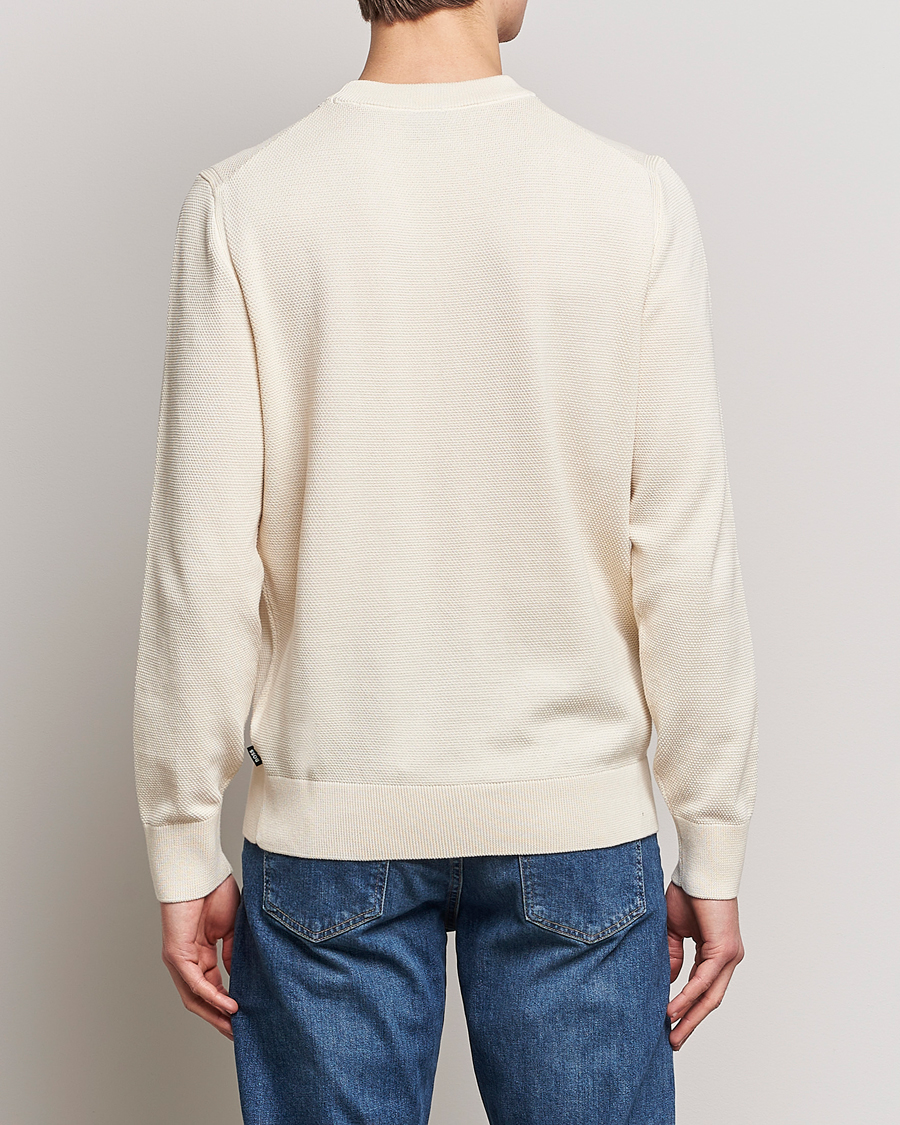 Homme | Pulls Et Tricots | BOSS BLACK | Ecaio Knitted Sweater Open White
