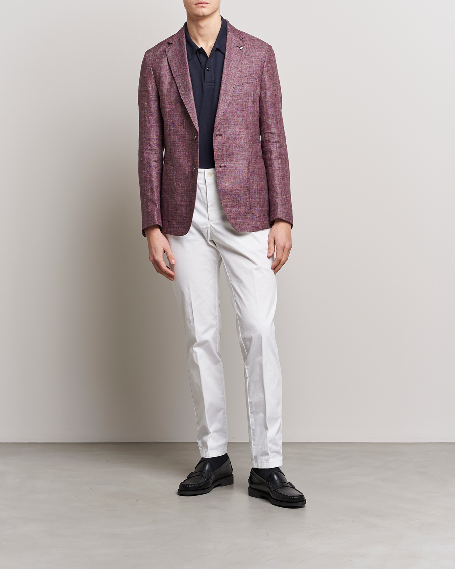 Homme | Pantalons | BOSS BLACK | Genius Cotton Trousers White