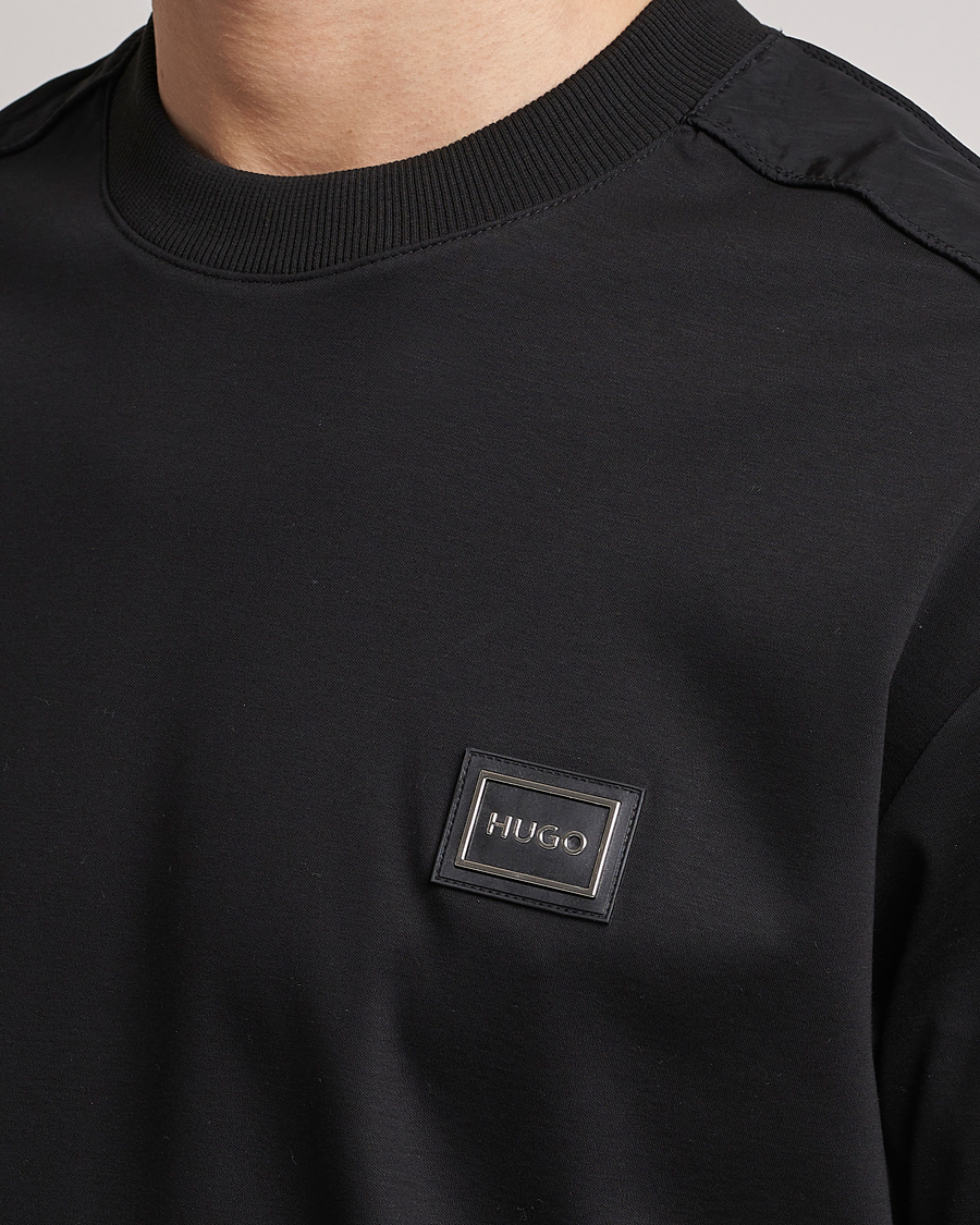 Heren | T-shirts | HUGO | Dalix Logo Crew Neck T-Shirt Black