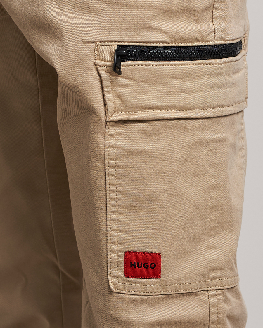 Homme | Pantalons | HUGO | Glian Ripstop Cargo Pants Medium Beige