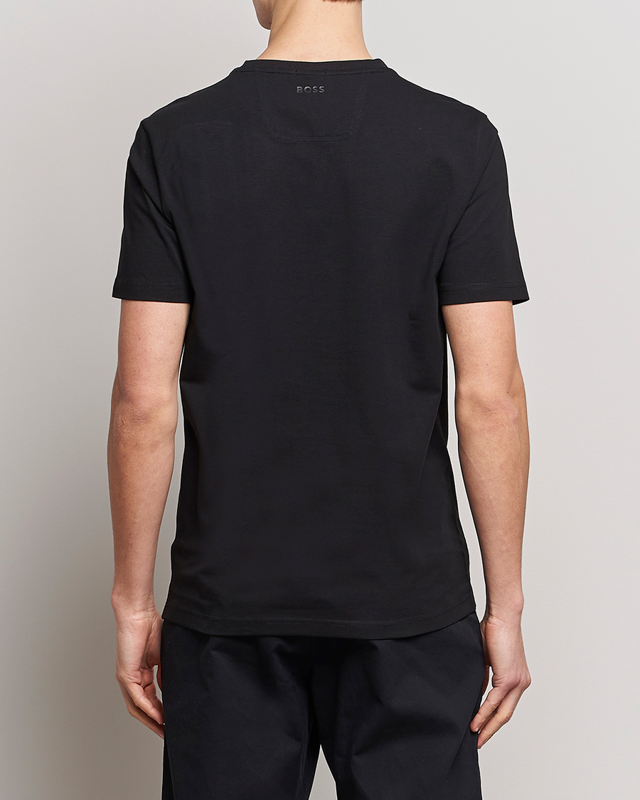 Homme | T-shirts | BOSS GREEN | Circle Logo Crew Neck T-Shirt Black
