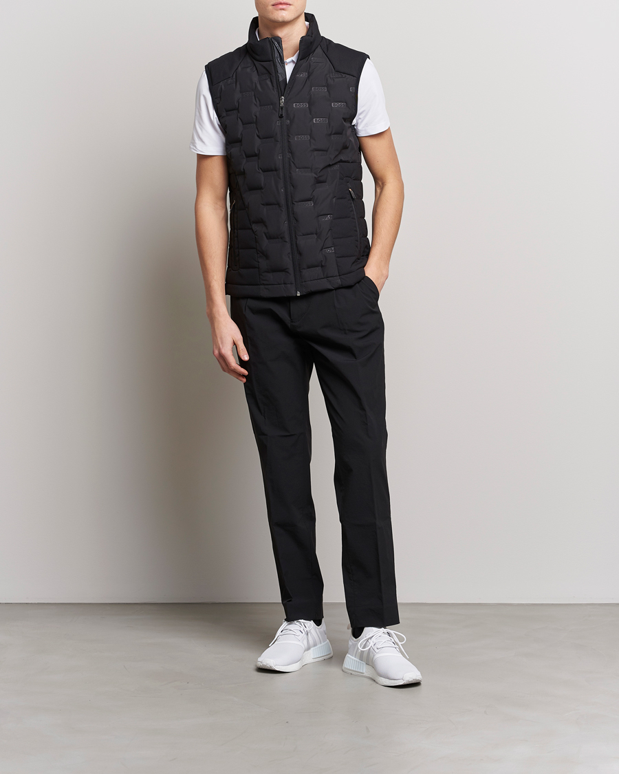 Homme | Gilets | BOSS GREEN | Hellion Vest Black