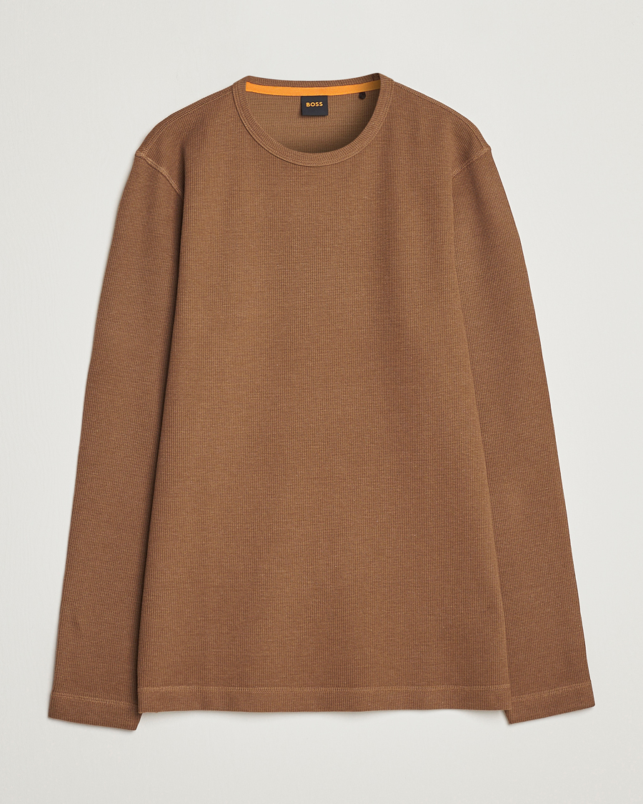 Heren | Truien | BOSS ORANGE | Tempesto Sweater Open Beige