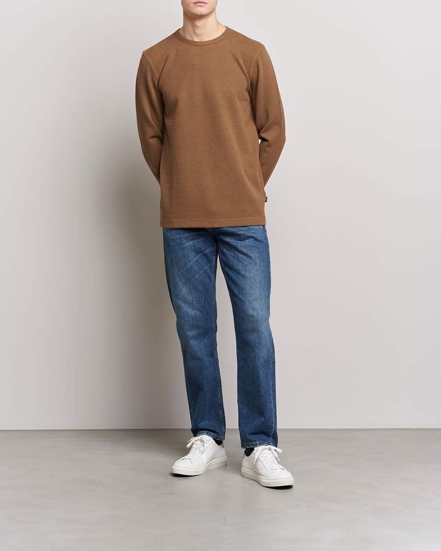 Heren | Truien | BOSS ORANGE | Tempesto Sweater Open Beige