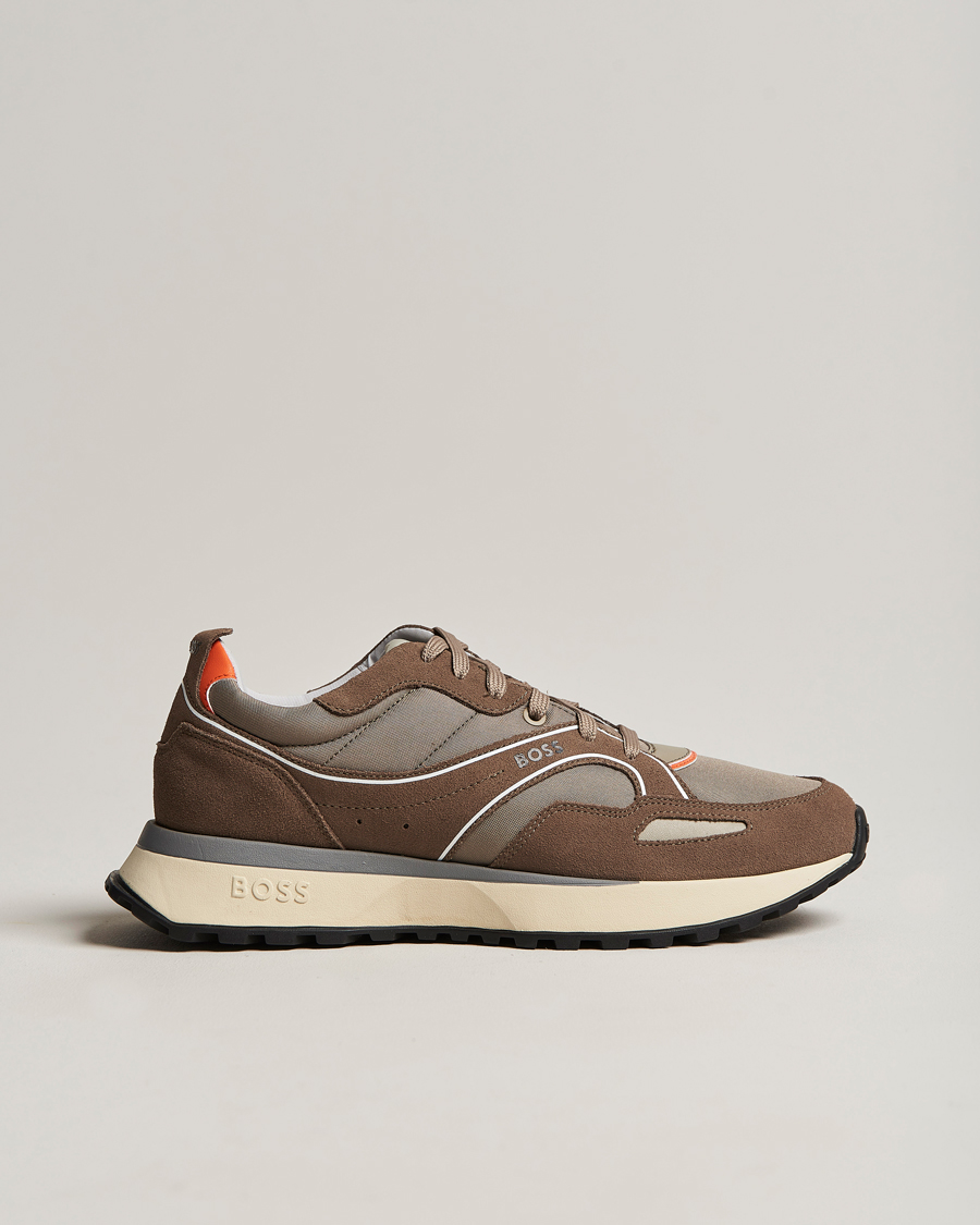 Homme | Jonah Running Sneaker Medium Beige | BOSS BLACK | Jonah Running Sneaker Medium Beige