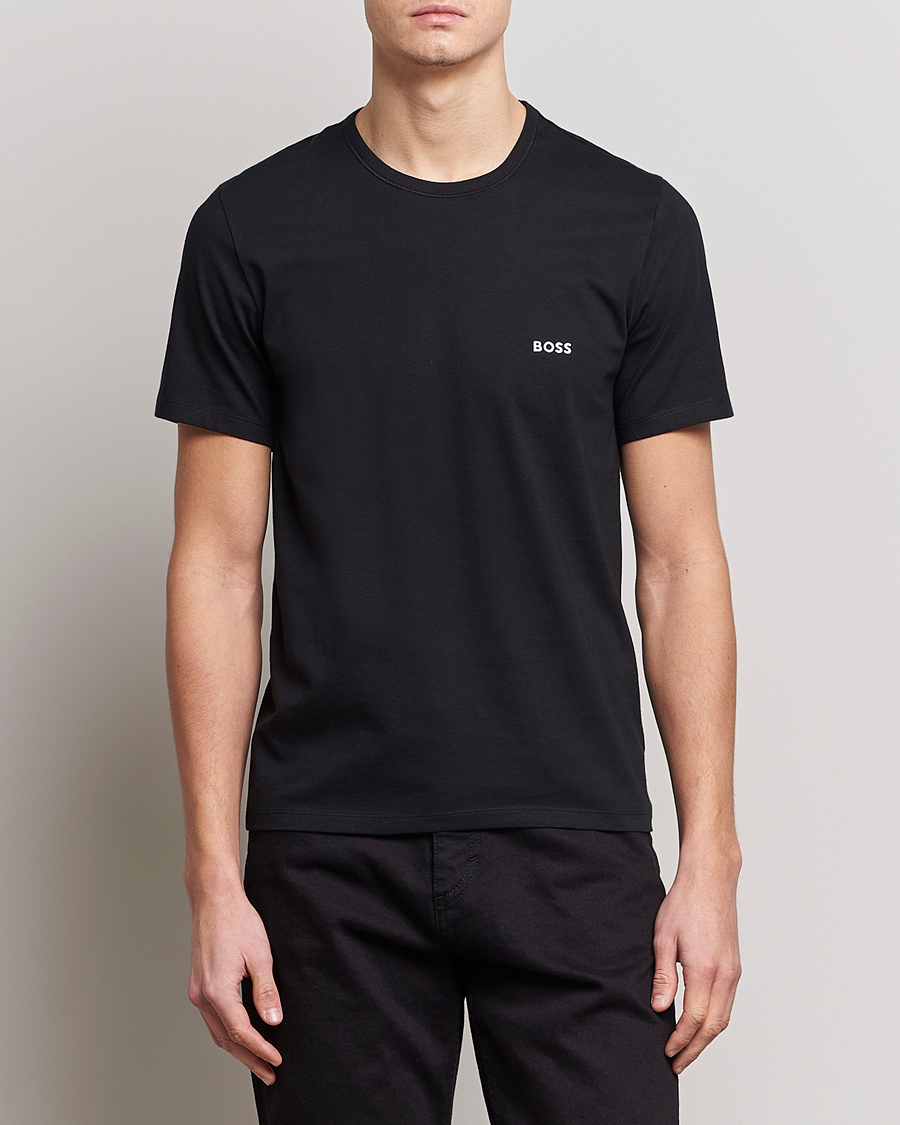 Homme | T-shirts | BOSS BLACK | 3-Pack Crew Neck T-Shirt Blue/Navy/Dark Blue