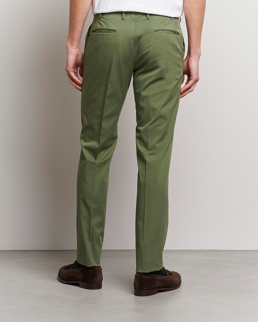 Homme | Pantalons | Incotex | Slim Fit Comfort Chinos Olive