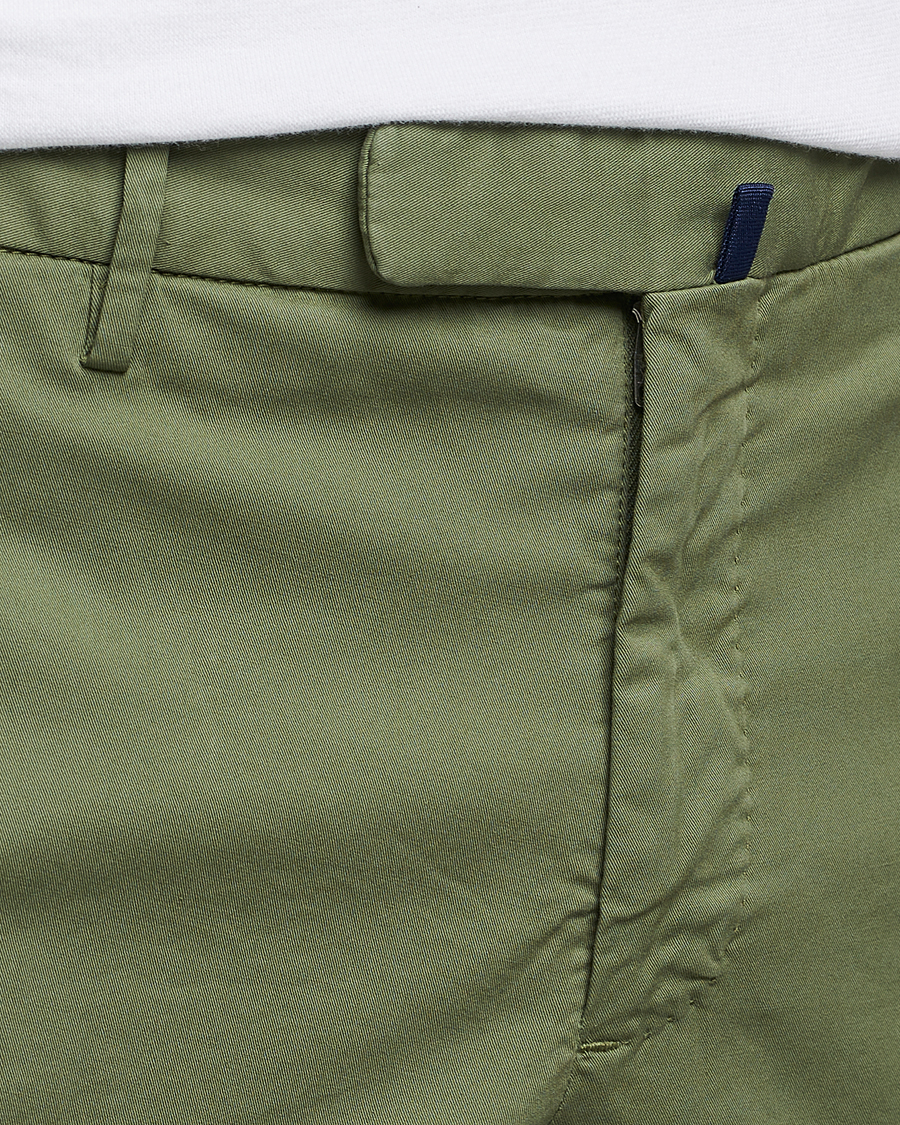 Homme | Pantalons | Incotex | Slim Fit Comfort Chinos Olive
