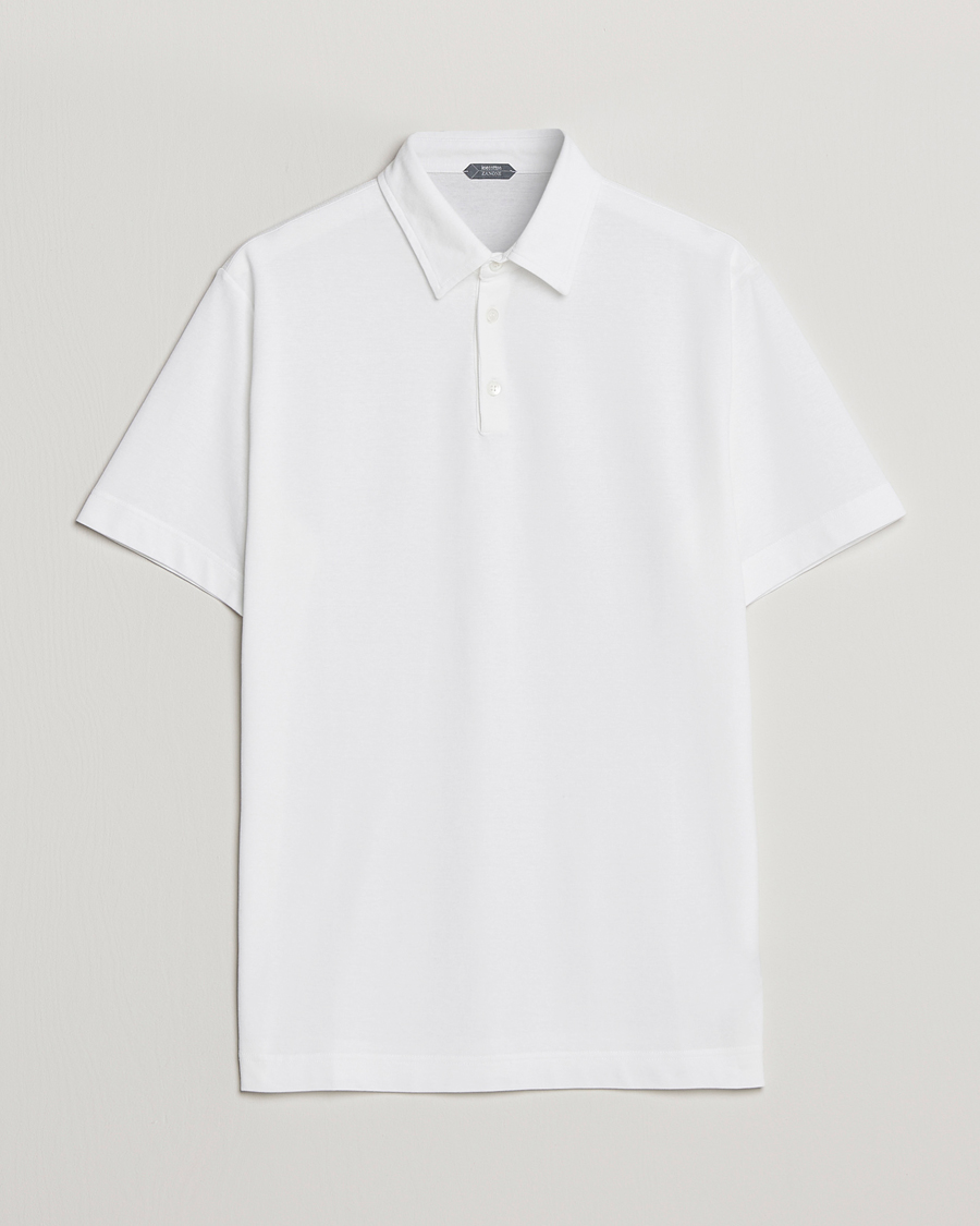 Homme | Polos | Zanone | Ice Cotton Polo White