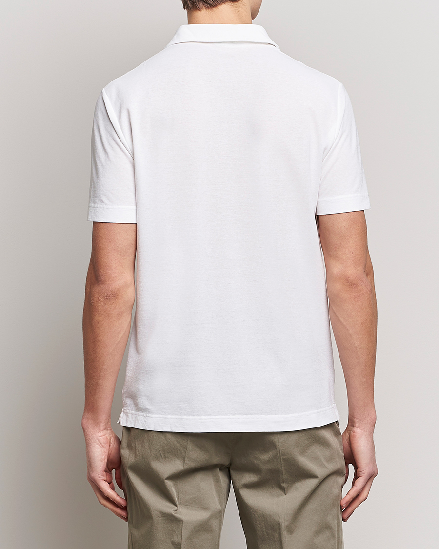 Homme | Polos | Zanone | Ice Cotton Polo White