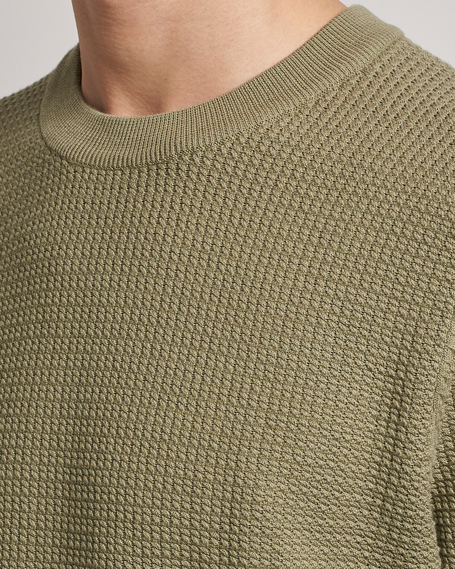 Homme | Pulls Et Tricots | J.Lindeberg | Arthur Structure Organic Cotton Crew Neck Aloe