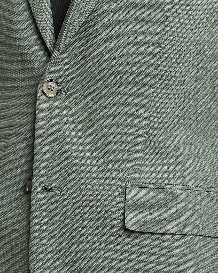 Homme | Blazers | J.Lindeberg | Hopper Active Hopsack Blazer Aloe