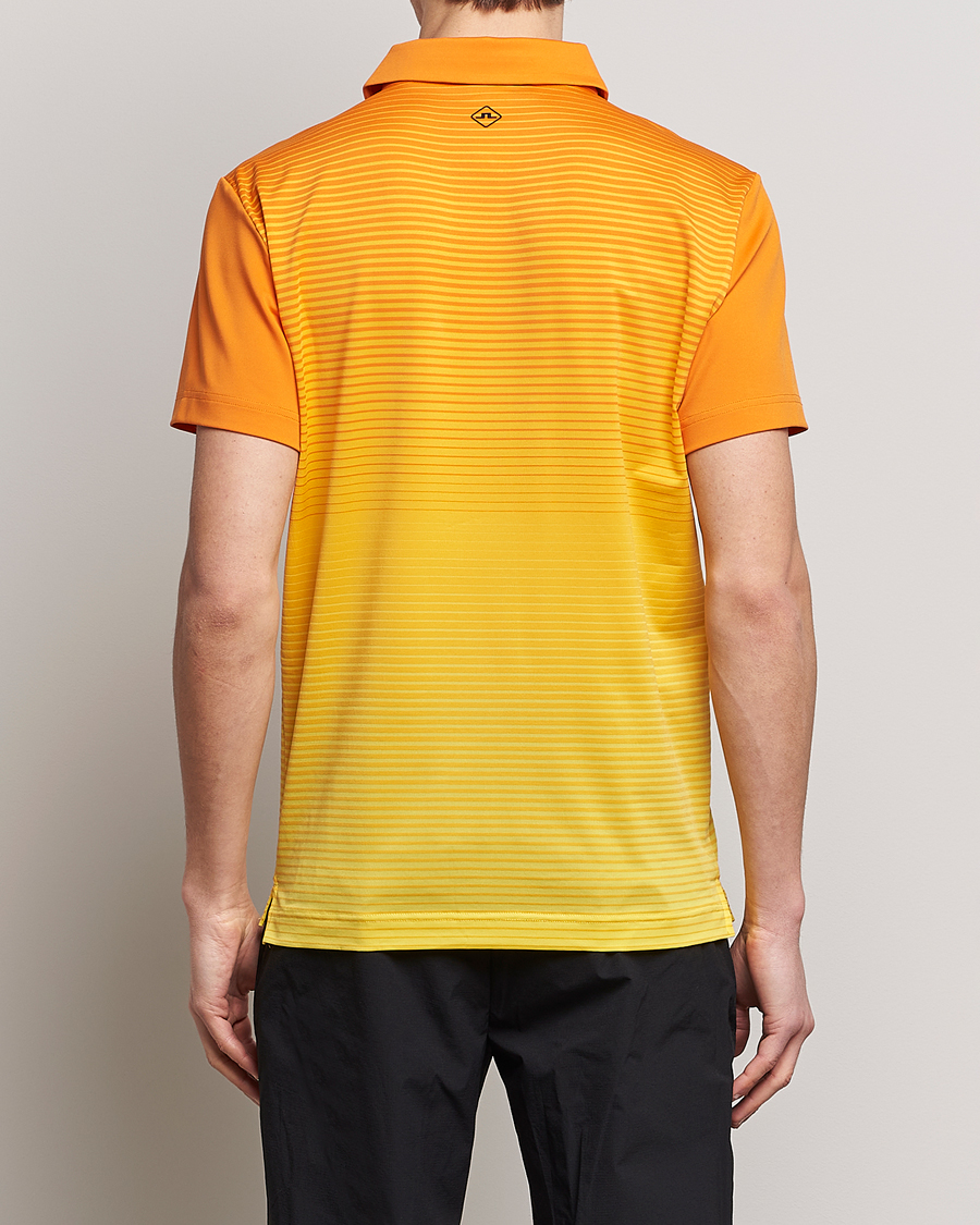 Homme | Polos | J.Lindeberg | Lowell Faded Slim Fit Polo Russet Orange