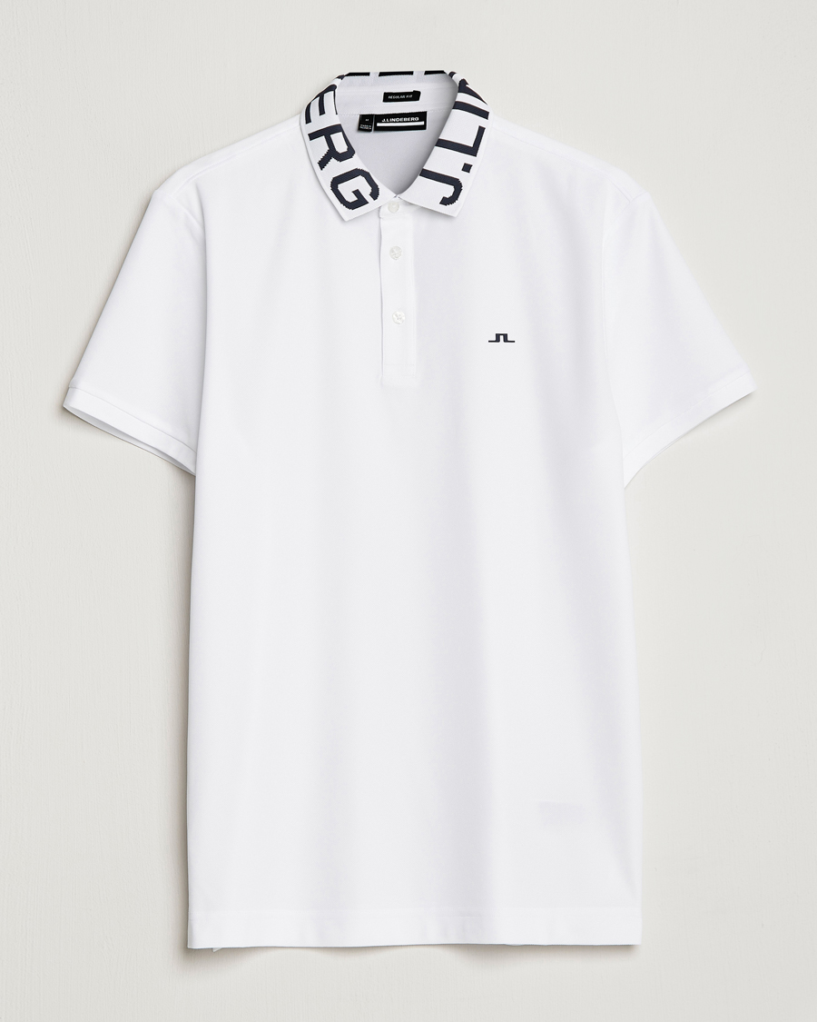 Heren | Polo's | J.Lindeberg | Gus Regular Polo White